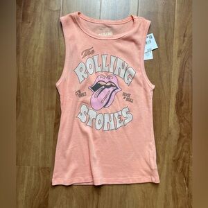 BNWT The Rolling Stones Pink Tank Top American Eagle Outfitters